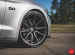 Ford Mustang GT on Vossen Wheels (HF-3) 2019 года